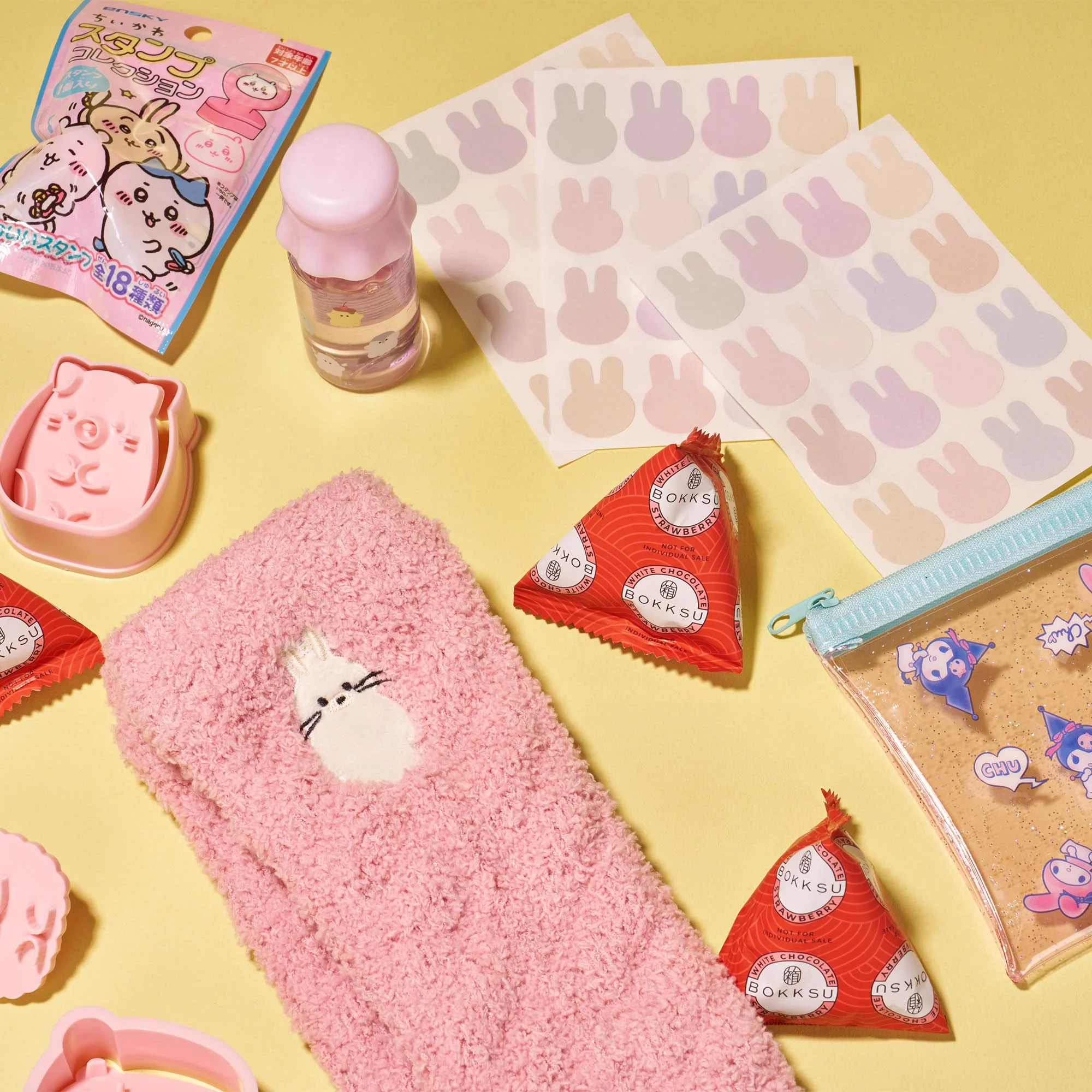 Kawaii Gift Pack - Stationery Surprises & Japanese Chocolate Treats - Image 4