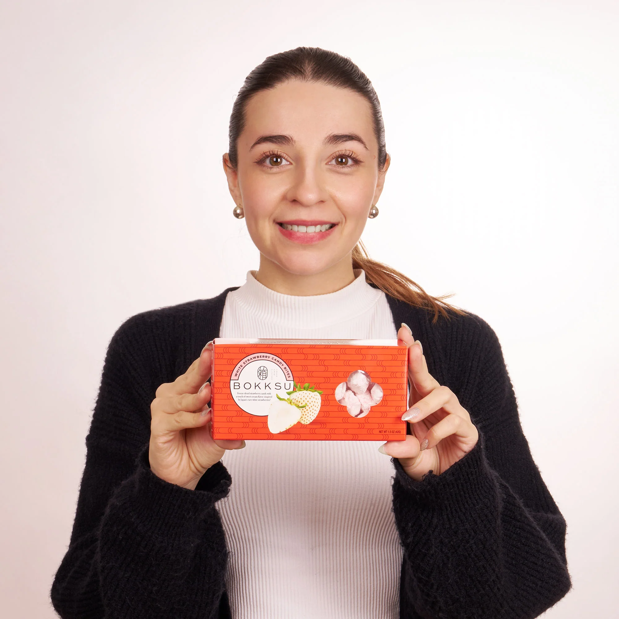 White Strawberry Japanese Candy Bites - Image 4